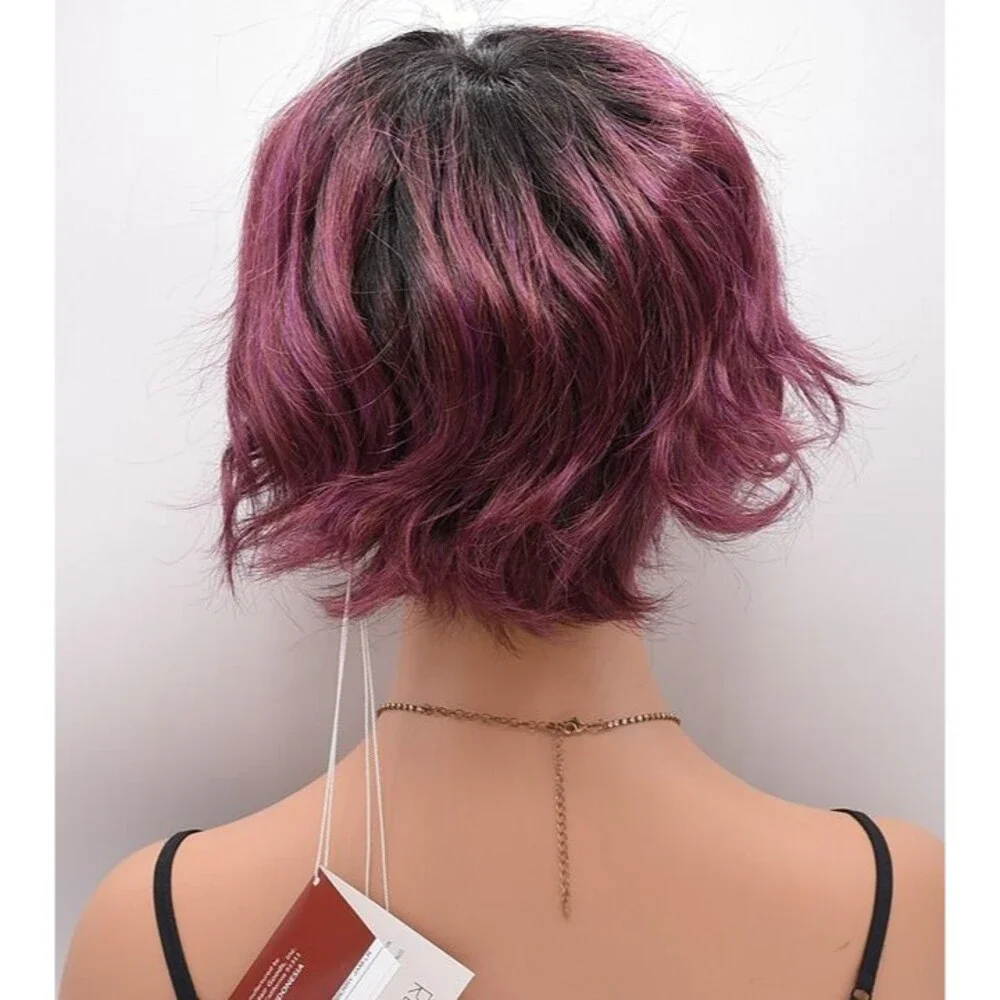 WYATT Wig by RENE OF PARIS, Plumberry Jam-LR (Long Rooted), Basic Cap, NEW